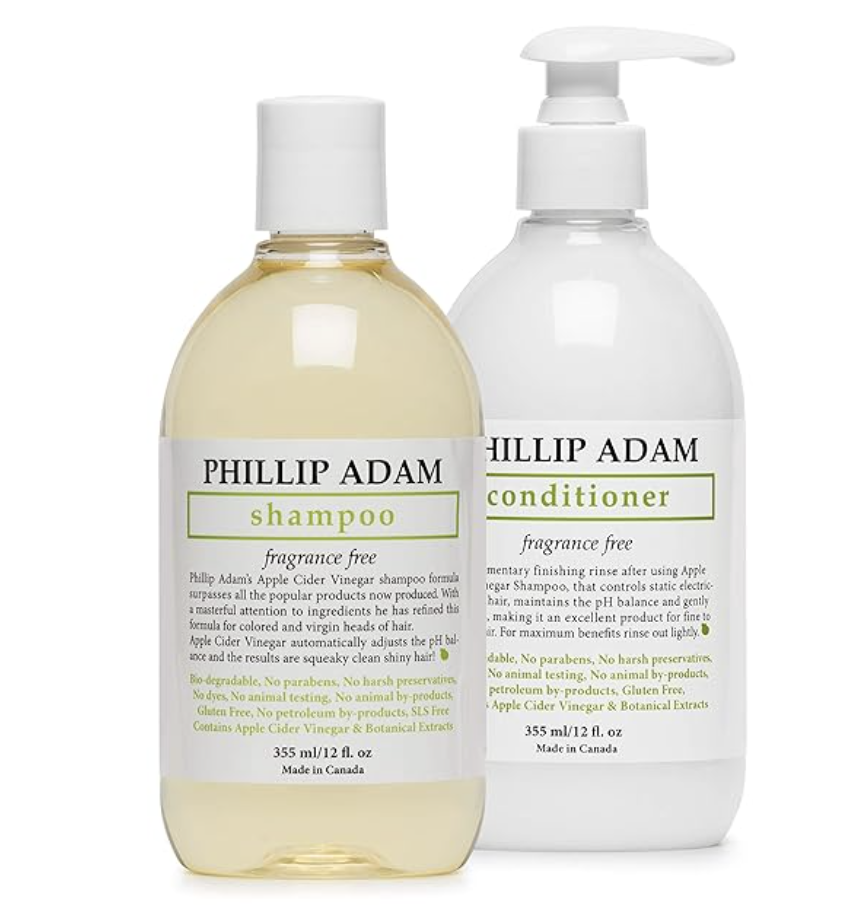 fragrance free shampoo & conditioner set